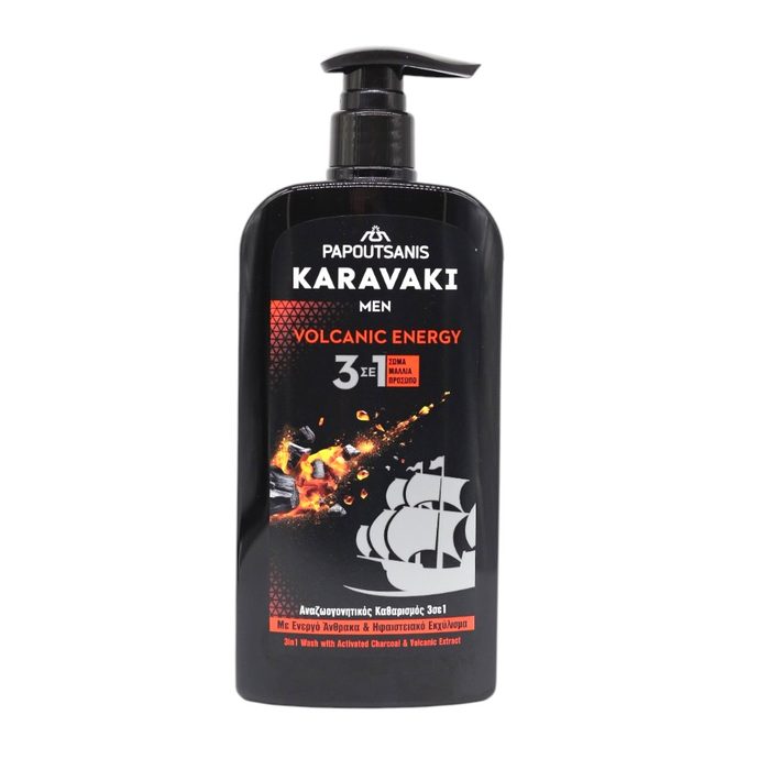 Karavaki Men Гель для душу Vulcanic Enegy 550 мл